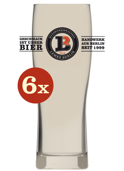 Lade das Bild in den Galerie-Viewer, LEMKE BIER-GLAS 0,5 l