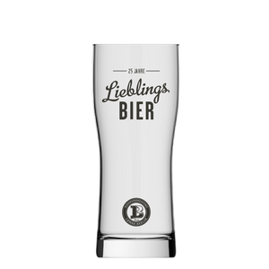 BIER-GLAS 0,3 l "Lieblingsbier"